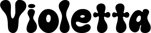 Vorschau des Bootsnamens "Violetta" als Schriftzug für "Bootsbeschriftung Neu 62"