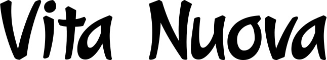 Vorschau des Bootsnamens "Vita Nuova" als Schriftzug für "Bootsbeschriftung Klassisch 72"