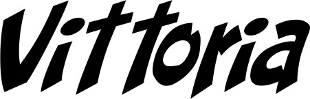 Vorschau des Bootsnamens "Vittoria" als Schriftzug für "Bootsbeschriftung Klassisch 31"