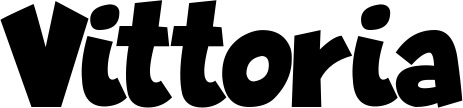 Vorschau des Bootsnamens "Vittoria" als Schriftzug für "Bootsbeschriftung Neu 48"