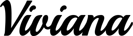 Vorschau des Bootsnamens "Viviana" als Schriftzug für "Bootsbeschriftung Klassisch 86"
