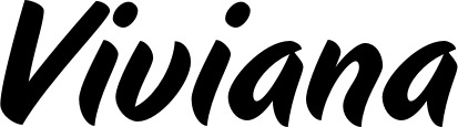 Vorschau des Bootsnamens "Viviana" als Schriftzug für "Bootsbeschriftung Klassisch 19"