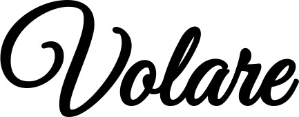 Vorschau des Bootsnamens "Volare" als Schriftzug für "Bootsbeschriftung Klassisch 68"