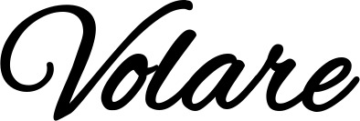 Vorschau des Bootsnamens "Volare" als Schriftzug für "Bootsbeschriftung Klassisch 35"