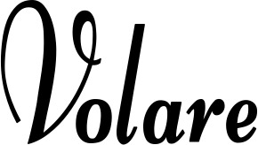 Vorschau des Bootsnamens "Volare" als Schriftzug für "Bootsbeschriftung Klassisch 76"