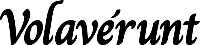 Vorschau des Bootsnamens "Volavérunt" als Schriftzug für "Bootsbeschriftung Klassisch 51"