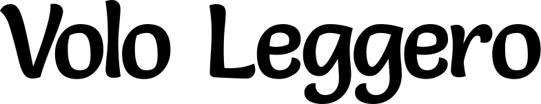 Vorschau des Bootsnamens "Volo Leggero" als Schriftzug für "Bootsbeschriftung Klassisch 94"