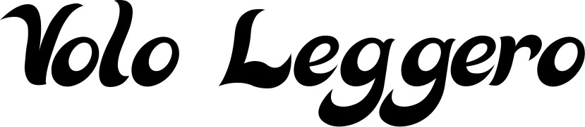 Vorschau des Bootsnamens "Volo Leggero" als Schriftzug für "Bootsbeschriftung Klassisch 33"