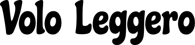 Vorschau des Bootsnamens "Volo Leggero" als Schriftzug für "Bootsbeschriftung Klassisch 53"