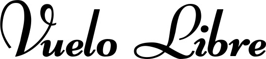 Vorschau des Bootsnamens "Vuelo Libre" als Schriftzug für "Bootsbeschriftung Klassisch 76-A"