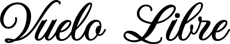 Vorschau des Bootsnamens "Vuelo Libre" als Schriftzug für "Bootsbeschriftung Klassisch 70"