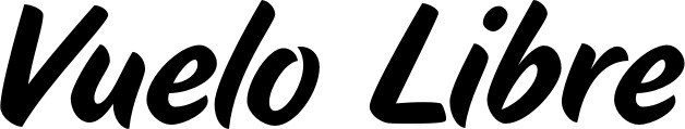 Vorschau des Bootsnamens "Vuelo Libre" als Schriftzug für "Bootsbeschriftung Klassisch 19"