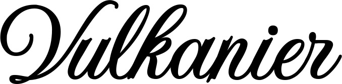 Vorschau des Bootsnamens "Vulkanier" als Schriftzug für "Bootsbeschriftung Klassisch 70"