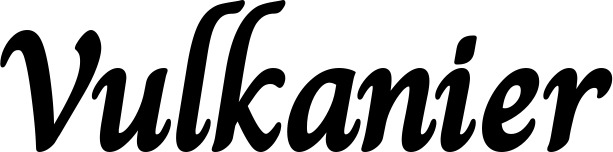 Vorschau des Bootsnamens "Vulkanier" als Schriftzug für "Bootsbeschriftung Klassisch 51"