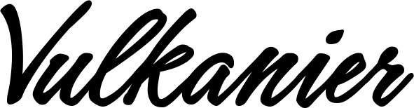 Vorschau des Bootsnamens "Vulkanier" als Schriftzug für "Bootsbeschriftung Klassisch 71"