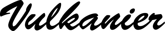 Vorschau des Bootsnamens "Vulkanier" als Schriftzug für "Bootsbeschriftung Klassisch 03"