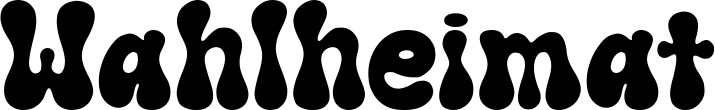 Vorschau des Bootsnamens "Wahlheimat" als Schriftzug für "Bootsbeschriftung Neu 62"
