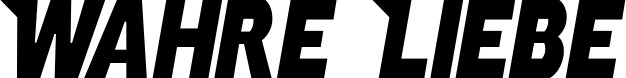 Vorschau des Bootsnamens "Wahre Liebe" als Schriftzug für "Bootsbeschriftung Neu 15"