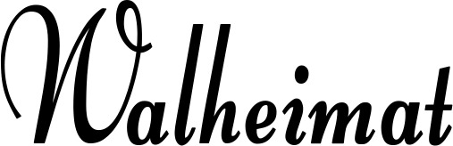 Vorschau des Bootsnamens "Walheimat" als Schriftzug für "Bootsbeschriftung Klassisch 76"