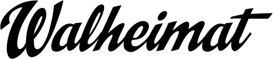 Vorschau des Bootsnamens "Walheimat" als Schriftzug für "Bootsbeschriftung Klassisch 29"