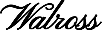 Vorschau des Bootsnamens "Walross" als Schriftzug für "Bootsbeschriftung Klassisch 107"
