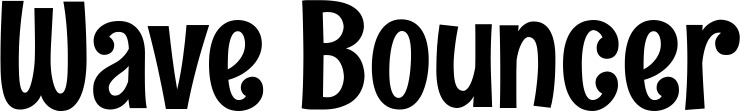 Vorschau des Bootsnamens "Wave Bouncer" als Schriftzug für "Bootsbeschriftung Neu 68"