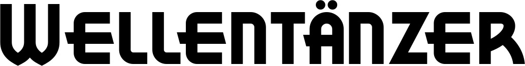 Vorschau des Bootsnamens "Wellentänzer" als Schriftzug für "Bootsbeschriftung Neu 26"