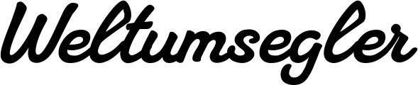 Vorschau des Bootsnamens "Weltumsegler" als Schriftzug für "Bootsbeschriftung Klassisch 65"
