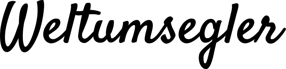 Vorschau des Bootsnamens "Weltumsegler" als Schriftzug für "Bootsbeschriftung Klassisch 96"
