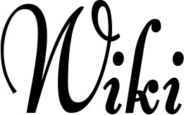 Vorschau des Bootsnamens "Wiki" als Schriftzug für "Bootsbeschriftung Klassisch 76"