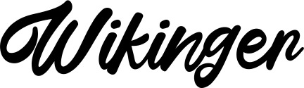 Vorschau des Bootsnamens "Wikinger" als Schriftzug für "Bootsbeschriftung Klassisch 102"