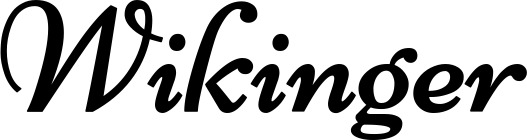 Vorschau des Bootsnamens "Wikinger" als Schriftzug für "Style Klassisch 84"