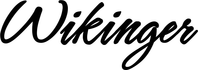 Vorschau des Bootsnamens "Wikinger" als Schriftzug für "Bootsbeschriftung Klassisch 71"