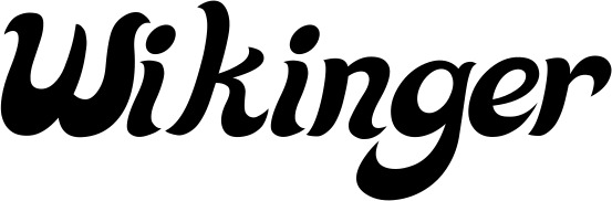 Vorschau des Bootsnamens "Wikinger" als Schriftzug für "Bootsbeschriftung Klassisch 33"