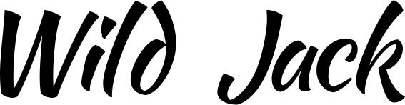 Vorschau des Bootsnamens "Wild Jack" als Schriftzug für "Bootsbeschriftung Klassisch 73"