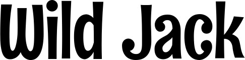 Vorschau des Bootsnamens "Wild Jack" als Schriftzug für "Bootsbeschriftung Neu 68"