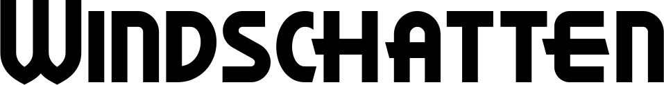 Vorschau des Bootsnamens "Windschatten" als Schriftzug für "Bootsbeschriftung Neu 26"