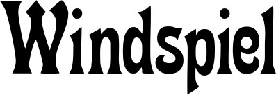 Vorschau des Bootsnamens "Windspiel" als Schriftzug für "Style Neu 44"