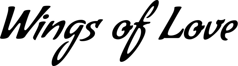 Vorschau des Bootsnamens "Wings of Love" als Schriftzug für "Style Klassisch 57"