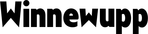 Vorschau des Bootsnamens "Winnewupp" als Schriftzug für "Bootsbeschriftung Fett 24"