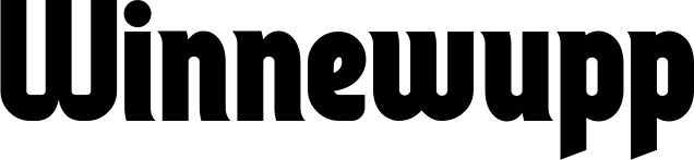 Vorschau des Bootsnamens "Winnewupp" als Schriftzug für "Bootsbeschriftung Neu 32"
