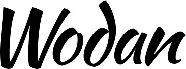 Vorschau des Bootsnamens "Wodan" als Schriftzug für "Bootsbeschriftung Klassisch 73"