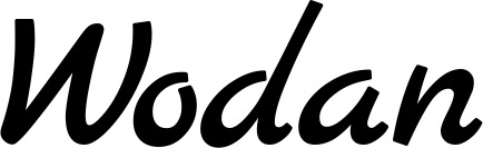 Vorschau des Bootsnamens "Wodan" als Schriftzug für "Bootsbeschriftung Klassisch 77"