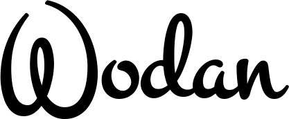 Vorschau des Bootsnamens "Wodan" als Schriftzug für "Bootsbeschriftung Klassisch 81"