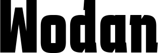 Vorschau des Bootsnamens "Wodan" als Schriftzug für "Style Fett 41"