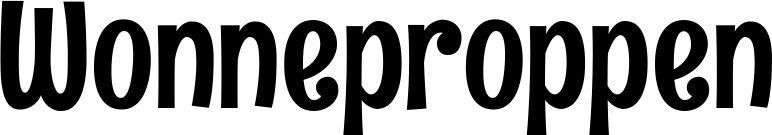 Vorschau des Bootsnamens "Wonneproppen" als Schriftzug für "Bootsbeschriftung Neu 68"