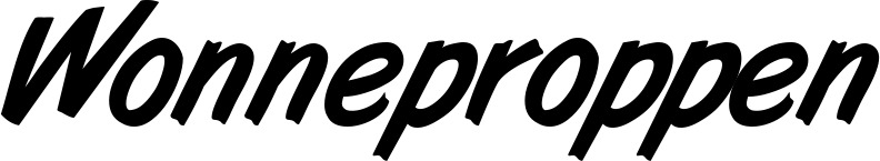 Vorschau des Bootsnamens "Wonneproppen" als Schriftzug für "Bootsbeschriftung Klassisch 38"