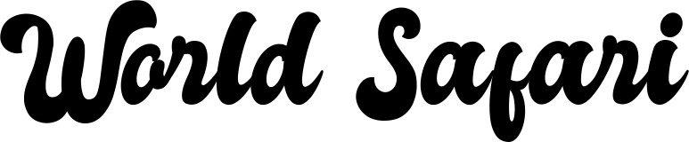 Vorschau des Bootsnamens "World Safari" als Schriftzug für "Bootsbeschriftung Klassisch 41"