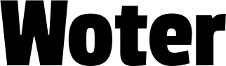 Vorschau des Bootsnamens "Woter" als Schriftzug für "Bootsbeschriftung Fett 30"