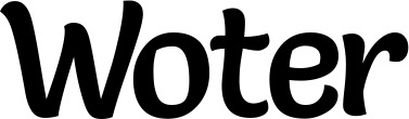 Vorschau des Bootsnamens "Woter" als Schriftzug für "Bootsbeschriftung Klassisch 94"